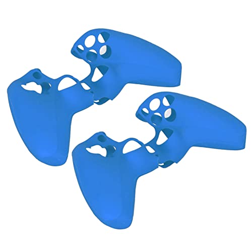 Cover Skin für PS5-Controller, rutschfeste Silikon-Game-Grip-Schutzhülle, Ergonomische, Weiche, Langlebige Gamepads-Hülle, Universal-Griff-Körperschutz, 2 Stück(Blau) von Sxhlseller