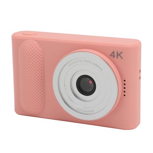 Digitalkamera 48MP 4K Point and Shoot Videokamera mit 2,4 Zoll TFT Display, Autofokus Mikro Spiegelreflexkamera für Reisefotografie (rosa1) von Sxhlseller