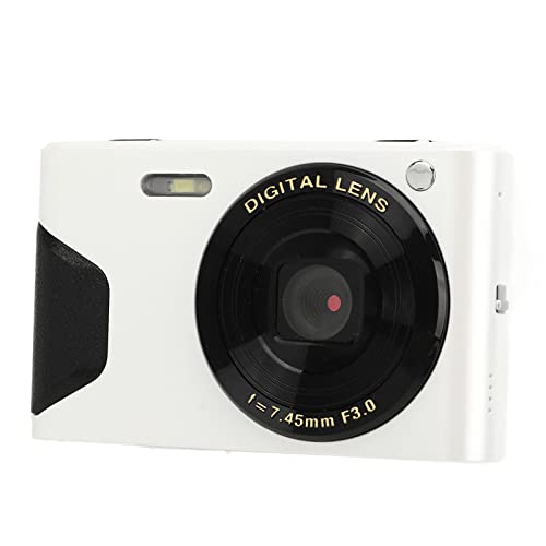 Digitalkamera für Fotografie, 30 MP, 8 Fach Digitaler Zoom, Vlogging Kamera mit 2,7 Zoll LCD Bildschirm, Unterstützt 32 GB Speicher, Tragbare Anti Shake Reisekamera für Teenager, von Sxhlseller