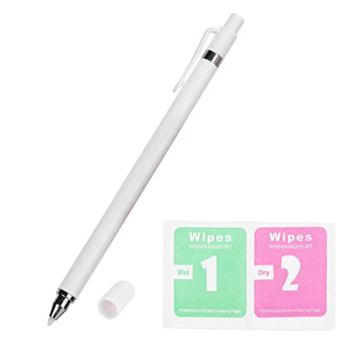 DoubleHead Stylus Pen Präzises Schreiben auf Dem Touchscreen, Nicht Wiederaufladbar für Mobiltelefon-Tablets (Weiss) von Sxhlseller