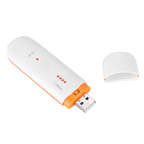 Drahtloser USB-Dongle - 3G USB 7,2 Mbit/s Hochgeschwindigkeits-Dongle Plug and Play USB Wireless Network Card SIM Karte Einlegen von Sxhlseller