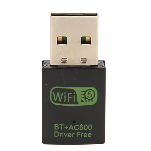 Dualband-WLAN-Adapter, Hochgeschwindigkeitsübertragung, Praktische Drahtlose Verbindung, Breiter Einsatzbereich, USB-WLAN-Netzwerkkarten-Dongle für PC/Laptop/Desktop, 2,4 G/5 G von Sxhlseller