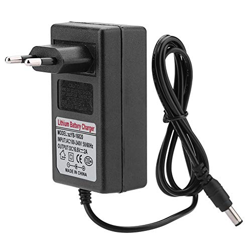 Ersatz Netzteil, DC 16,8 V 2 A Lithium Ionen Akku Ladegerät, Sicheres Laden für Balance Auto, Stirnlampe, Spielzeugauto, Kurzschlussschutz (EU-Stecker) von Sxhlseller