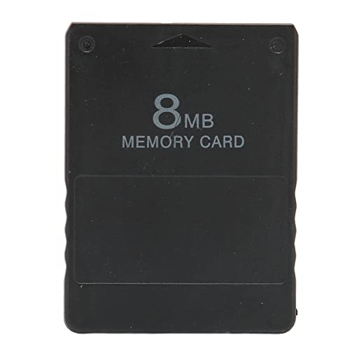 FMCB Kostenlose McBoot-Speicherkarte V1.966 Hochgeschwindigkeits-8-MB-Spiele-Speicherkarte für Playstation2 Standard-Slim-Line-Version, Plug-and-Play-Laufwerk-freie (Schwarz) von Sxhlseller