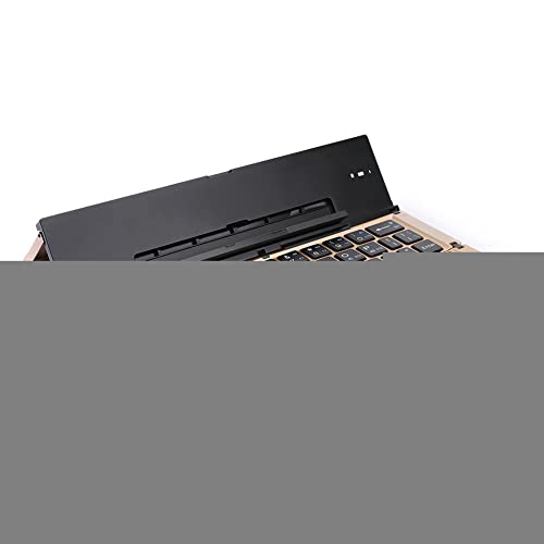 Faltbare Tastatur PC-Zubehör Computerteile Faltbares Quadrat-Gold mit Ständer für für Büroangestellte und Spieleliebhaber für Windows-Computer Desktop-Laptop von Sxhlseller