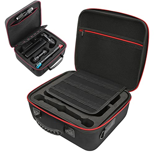 Für Switch Tragetasche, Tragbare Hartschalen Spielekonsolen Aufbewahrungstasche, Stoßfeste Spielekonsolen Tragetasche für Switch Konsole, für Pro Controller von Sxhlseller