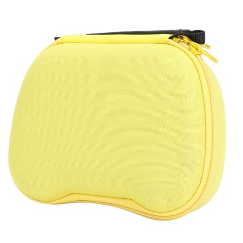 Game-Controller-Aufbewahrungstasche für Series X S Game-Controller, Tragbare Hartschalen-Tragetasche mit Netztaschen und Weichem Griff, Doppelreißverschluss-Design, (Yellow) von Sxhlseller