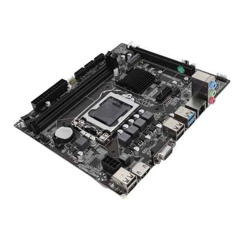 H110-Motherboard, DDR3 Dual Channel, M.2-Schnittstelle, 32 GB/s Übertragung, Erweiterbar, Vollfeste Kondensatoren, SATA2.0 mit HDMIa, VGA für Desktop-PC von Sxhlseller