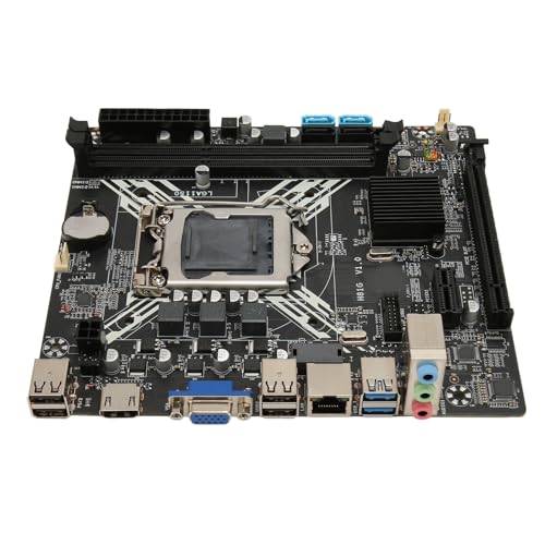 H81G-Motherboard, LGA1150-CPU-Steckplatz, DDR3-Steckplätze, Schnittstelle, Vollfeste Kondensatoren, Hochwertiges PCB-Material von Sxhlseller