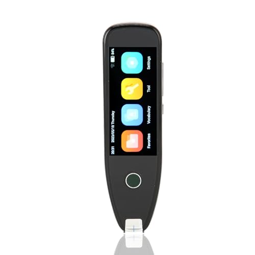 Intelligenter Übersetzungsstift, Bluetooth Sprachübersetzungsstift mit 3,5 Zoll Touchscreen, Unterstützt 134 Sprachen, Scannender Sprachübersetzer für Reise und von Sxhlseller