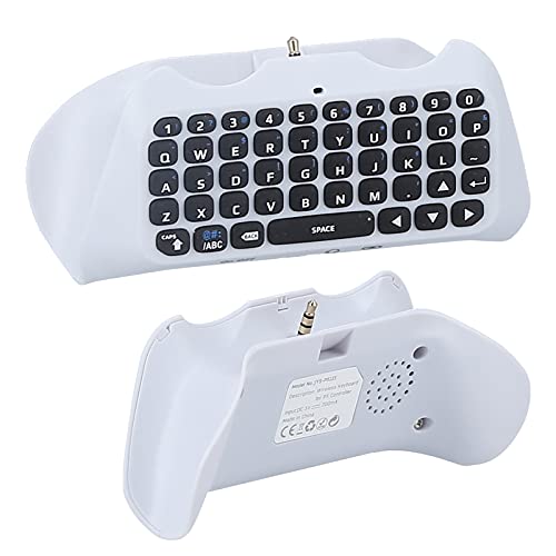 Kabellose Tastatur für PS5-Controller, Bluetooth 3.0-Nachrichtenspiel-Chatpad mit Integriertem Lautsprecher, 3,5-mm-Audiobuchse, Wiederaufladbarer Akku, Tragbares Gamepad für von Sxhlseller