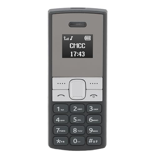 Kleinstes Mobiltelefon, Miniatur -Mobiltelefon Dual SIM -Kartensteckplatz 380mah BM150 für Schwangere Frauen (Black) von Sxhlseller