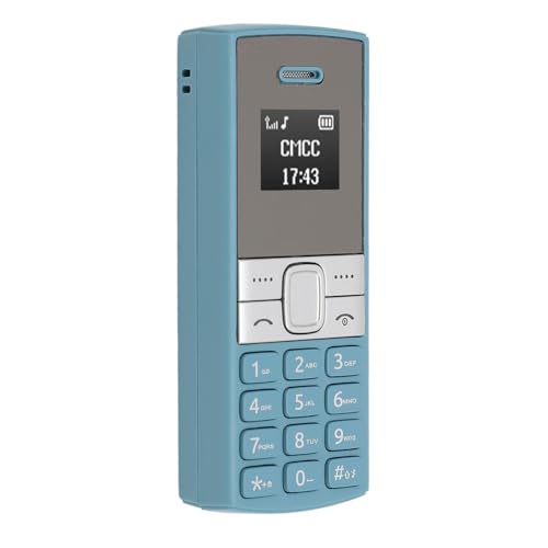 Kleinstes Mobiltelefon, Miniatur -Mobiltelefon Dual SIM -Kartensteckplatz 380mah BM150 für Schwangere Frauen (Blue) von Sxhlseller