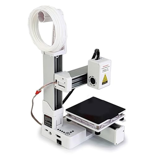 Kompakter 3D Drucker - Kleine 3D Druckmaschine mit Schneller Erwärmung, Hoher Genauigkeit, PLA/TPU Filament Unterstützung für Ausbildung und DIY Projekte (EU-Stecker) von Sxhlseller