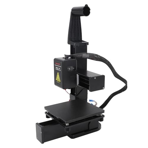 Kompakter 3D Drucker - Kleine 3D Druckmaschine mit Schneller Erwärmung, Hoher Genauigkeit, PLA/TPU Filament Unterstützung für Ausbildung und DIY Projekte (EU-Stecker) von Sxhlseller