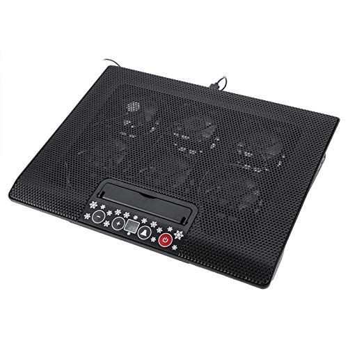 Laptop Kühler Cooling Pad Belüfteter Cooler Ständer Kühlpads, Super Leiser Kühlmatte für 17 Zoll Notebook, Gamer Gaming Stützhalterung Schneller Kühlvorgang, USB-Ports und 6 Lüfter mit LEDs von Sxhlseller