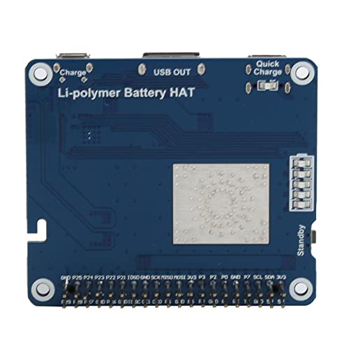 Lithium-Batterie-Erweiterungskarte für Raspberry Pi Professional Lithium-Batterie-Erweiterungskarte Integrierte Schutzschaltung für die Batterie des Raspberry 5V-Erweiterungskartenmoduls von Sxhlseller
