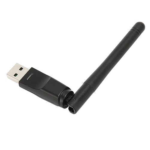 MT7601 USB-WLAN-Adapter, 2,4 GHz 150 Mbit/s WLAN-Netzwerkkartenadapter mit Integrierter High-Gain-Antenne für Windows-Desktop-Laptops von Sxhlseller