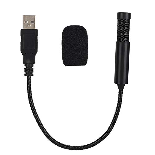 Mikrofon, Schwanenhals Kabelgebundenes Doppelkondensatormikrofon -Aufnahmekondensator USB-Schnittstellenmikrofon für Gesang, Voice-Chat, Webcast, Online-Unterricht, Webkonferenzen von Sxhlseller