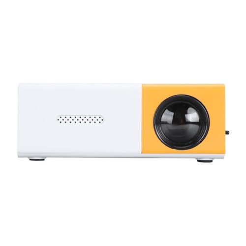 MiniLED Projektor, 1080P Full HD WiFi Smart Heimkino Videoprojektor mit Mehreren Anschlüssen, Tragbarer Outdoor Reise Filmprojektor für PC, Tablet, Smartphone (EU-Stecker) von Sxhlseller