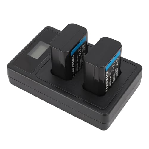NP FW50 Kamera Akku, LCD Ladegerät mit 2 Steckplätzen, 2 X 18500 MAh Akkus für Kameras der Serien ZVE10, ILCE 5000, ILCE 6500, ILCE 7M2, NEX C3, NEX 5T NP FW50 Kamera Akku, LCD Ladegerät mit 2 Steckplätzen, 2 X 18500 MAh Akkus für Kameras der Serien ZVE10, ILCE 5000, ILCE 6500, ILCE 7M2, NEX C3, NEX 5T von Sxhlseller