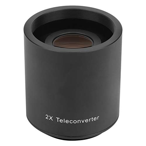Objektivkonverter, 2X Schwarzer Kameraobjektivkonverter Telekonverter, Kameraobjektivkonverteradapter, mit Aufbewahrungstasche, für M42-mm-Bajonetthalterung, Wildtiere, Konzerte, Vogelbeobachtung Objektivkonverter, 2X Schwarzer Kameraobjektivkonverter Telekonverter, Kameraobjektivkonverteradapter, mit Aufbewahrungstasche, für M42-mm-Bajonetthalterung, Wildtiere, Konzerte, Vogelbeobachtung von Sxhlseller