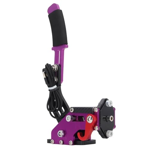 PC Rennspiel USB Handbremse, USB Handbremse PC Rennspiel Simulieren Sie die Lineare Handbremse für 16 Bit SIM für G27 G29 G920 G923 T500 T300 (PURPLE) von Sxhlseller