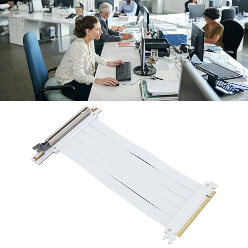 PCIe 4.0 X16-Verlängerungskabel, Flexibles Hochgeschwindigkeits-Grafikkarten-Verlängerungskabel mit Breiter Kompatibilität, Vielseitigen Anwendungen, Verbesserter Kühlung (30cm) von Sxhlseller