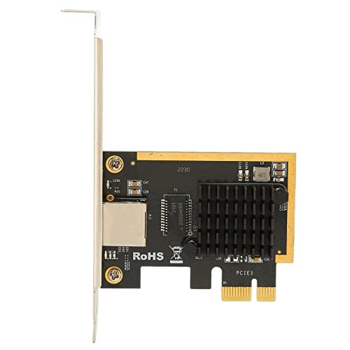 PCIe Netzwerkadapter, 2,5 Gbit/s Base T PCIe Ethernet Karte Unterstützt Voll Halbduplex, PCI Express Netzwerkkarte für Win für Linux für OS X, Ethernet Karte für PC Desktop von Sxhlseller