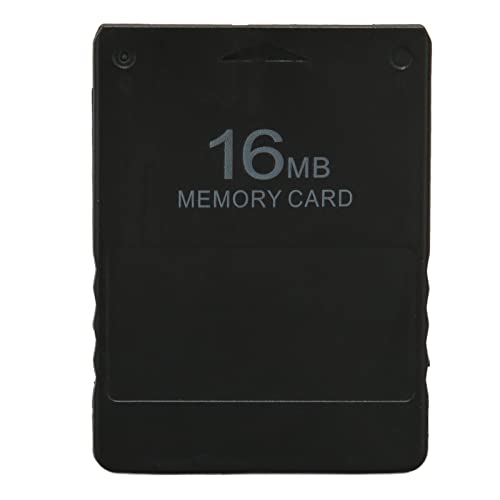 PS2 FMCB Game Memory Card Kostenlos McBoot V1.966 für Playstation2 Standard und Slim Line Version, Hochgeschwindigkeits-16 MB Spielkonsole Externe Datenkarte, (Schwarz) von Sxhlseller