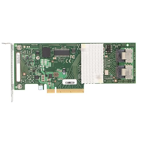 RAID-Controllerkarte, Smart-Array-Karten-RAID-Controller mit 6-Gbit/s-Übertragung, 2 SAS-Schnittstellen, Flexible Array-Konfiguration für PC-Festplatte von Sxhlseller