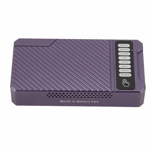 RAID-Festplattengehäuse 20 Gbit/s, NVMe RAID-Gehäuse Dual Bay, 4 Modi M.2 NVMe SSD-Lesegerät, Hochsicheres Externes Festplattengehäuse für Computerübertragung RAID-Festplattengehäuse 20 Gbit/s, NVMe RAID-Gehäuse Dual Bay, 4 Modi M.2 NVMe SSD-Lesegerät, Hochsicheres Externes Festplattengehäuse für Computerübertragung von Sxhlseller