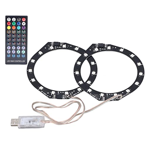 RGB-LED-Lichtleiste für PS5-Konsolen-Frontplatten, Professionelle Bluetooth-Sync-Musik, 400 Effekte, 8 Farben, LED-Bandlichter mit App-Steuerung, RGB-LED-Lichtring für PS5-Konsole von Sxhlseller