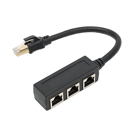 RJ45 Ethernet Adapterkabelverlängerung, Ethernet Splitter 1 auf 3 Port, RJ45 Ethernet Netzwerkkabeladapter, RJ45 1 Stecker auf 3 Buchsen LAN Ethernet Kabelsplitter, CATE6 von Sxhlseller