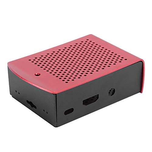 Raspberry Pi 3/2/ B/B+ Gehäuse, Metall Motherboard Shell Aluminiumlegierung Gehäuse Motherboard Zubehör für Raspberry Pi (Rot) von Sxhlseller