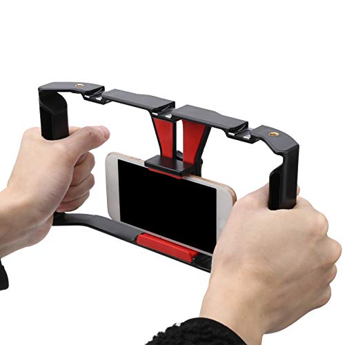 Smartphone-Video-Rig, Handheld-Handy-Halterung Kunststoff-Fotografie-Live-Käfig-Ständer Universal von Sxhlseller