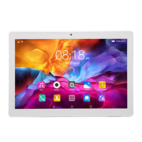 Sxhlseller 10,1-Zoll-Tablet, Tablet, 10-Core-WLAN-Android-Tablet, 5G-WLAN für Android 12, 6 GB 128 GB, 200 W 500 W Dual-Kamera, 8800 MAh Aufrufbares Tablet von Sxhlseller