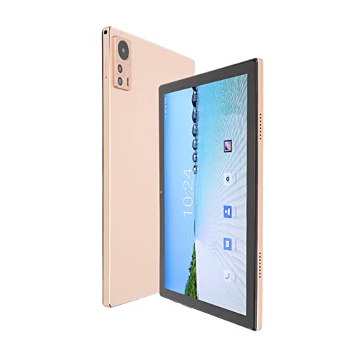 Sxhlseller 10,1-Zoll-Tablet für Android 8.1, 2 GB RAM 32 GB ROM, Dual-SIM-4G-LTE-Telefonie-Tablet, 5G-WLAN-Octa-Core-CPU Vorne 5 MP Hinten 13 MP Gaming-Tablet 4000 MAh (Gold) von Sxhlseller