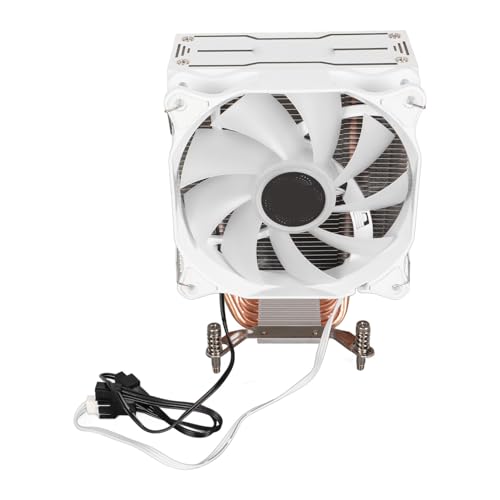 Sxhlseller 120 Mm Hydraulischer ARGB-CPU-Luftkühler, 3-poliger 1500 U/min-Einzellüfter-CPU-Kühler mit Leistungsstarker Wärmeableitung, 4 Kupfer-Heatpipes für 2011 B Motherboard von Sxhlseller