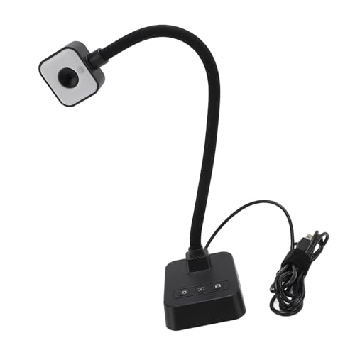 Sxhlseller 13 MP Ultra HD USB Dokumentenkamera, Flexible, Einstellbare Weitwinkel LED Webcam mit Autofokus und Integriertem Mikrofon Zum Scannen von Dokumenten, Videokonferenzen und von Sxhlseller