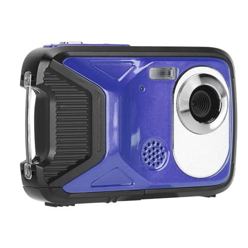 Sxhlseller 16,4 Fuß Unterwasserkamera, 21 MP 1080P Digitale Point-and-Shoot-Kameras, 2,8-Zoll-TFT-HD-Bildschirm/Gesichtserkennung, Wiederaufladbarer HD-Video-Camcorder für Kinder, (Blue) von Sxhlseller