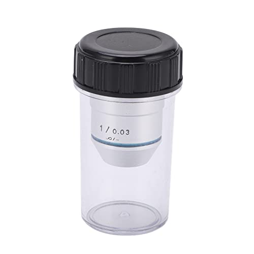 1X Mikroskop-Objektiv, Achromatisches Objektiv, Objektiv mit Geringer Leistung, Objektiv mit 20,2 Mm RMS-Schnittstellengewinde, Biologisches Mikroskopobjektiv 1X Mikroskop-Objektiv, Achromatisches Objektiv, Objektiv mit Geringer Leistung, Objektiv mit 20,2 Mm RMS-Schnittstellengewinde, Biologisches Mikroskopobjektiv von Sxhlseller