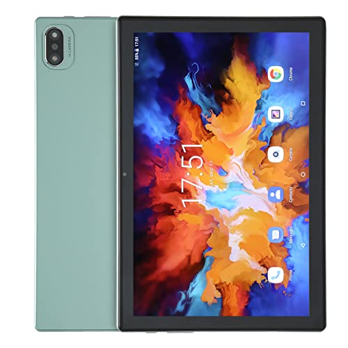 Sxhlseller 2 in 1 5G WLAN Tablet für Android 11.0, 10,1 Zoll 1920 X 1200 IPS 4G LTE Anruftablett mit RGB Tastaturmaus, 12 GB RAM 256 GB ROM, 8 Core PC Tablet mit Zwei Kameras für den (Grün) von Sxhlseller