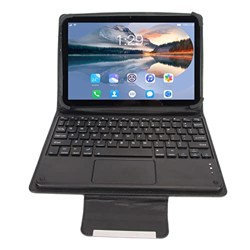 Sxhlseller 2 in 1 5G WLAN Tablet mit Tastatur, X5 Pro 10,1 Zoll FHD Tablet für Android12, 8 GB RAM, 256 GB ROM, 8 Core 4G Netzwerkanruf Tablet, USB C Aufladung mit Zwei Kameras für den (EU-Stecker) von Sxhlseller
