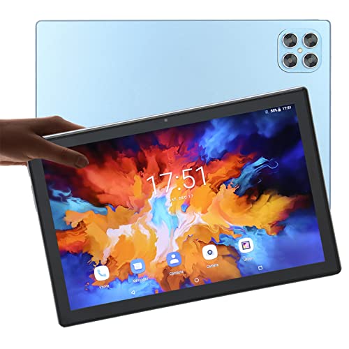 Sxhlseller 2 in 1 5G WLAN Tablet mit Tastatur und Maus, 10,1 Zoll 1920 X 1200 IPS 4G LTE Tablet für Android 11.0, 12 GB RAM, 256 GB ROM, 8800 MAh 8 Core PC Tablet mit Dual Kameras für den (Blau) von Sxhlseller