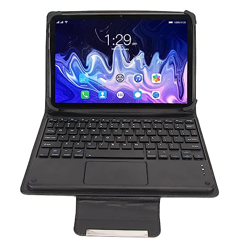 Sxhlseller 2 in 1 Tablet mit Tastatur, 10,1 Zoll HD 5G WLAN Tablet für Android12, 8 GB RAM 256 GB ROM, 7000 MAh Octa Core 4G LTE Tablet mit Dual Kameras für Lernbürospiele (EU-Stecker) von Sxhlseller