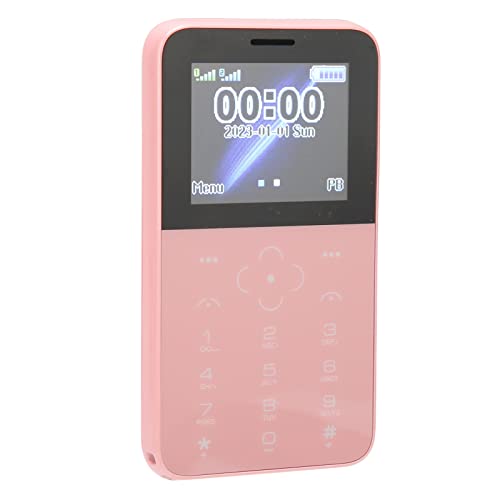 Sxhlseller 2G -Handy, 1,8 Zoll Dual-SIM-Karte, Handy mit Großen Tasten, Entsperrtes Kinderhandy, Taschenhandy für Kinder, Kinder, Studenten (Sakura-Rosa) von Sxhlseller