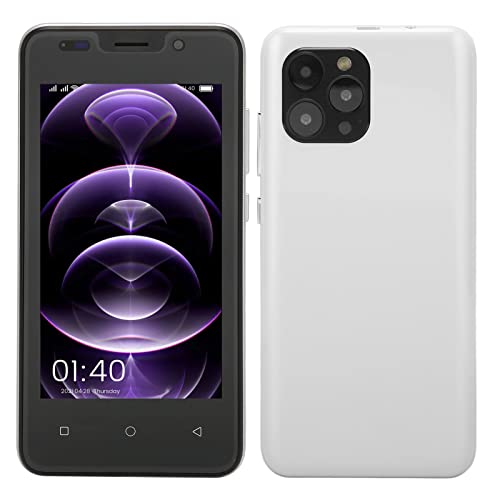 Sxhlseller 4,66 Zoll IP13 Pro Smartphone, HD-Bildschirm Dual-SIM-Dual-Standby-Handy mit Gesichtserkennung, RAM 2 GB ROM 32 GB Ultradünnes Smartphone für Android(Weiß) von Sxhlseller
