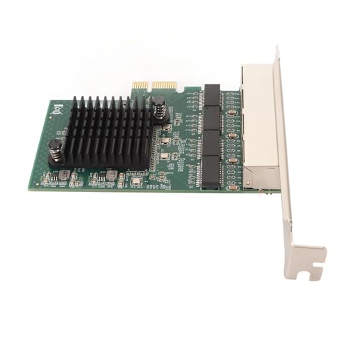 Sxhlseller 4 Port PCIe Gigabit Netzwerkkarte, 1000M PCI Express Ethernet Adapter für Realtek 8111F, PCIe Gigabit Ethernet Server Adapter für PC Desktop Laptop von Sxhlseller