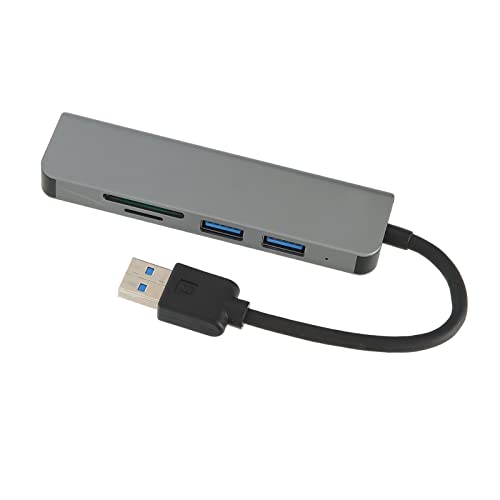5-in-1-USB-Hub USB-Dockingstation Leichter USB-Hub 5 Gbit/s 3 USB-Anschlüsse USB-Dockingstation mit TF-Speicher Tragbarer Kartenleser für PC-Drucker-Laptops USB-Flash-Laufwerke von Sxhlseller